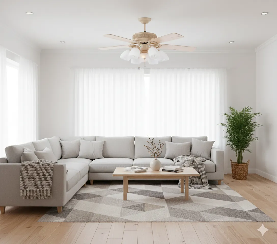 領航者 台灣製吊扇 60吋吊扇+吊扇燈6+1燈 AS-32019+AS-32020