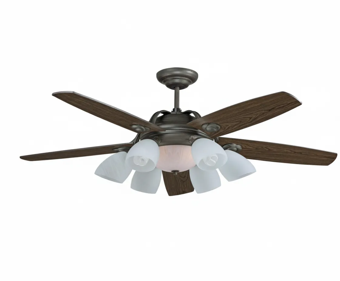 領航者 台灣製吊扇 60吋吊扇+吊扇燈6+2燈 附遙控器 AS-32024G 