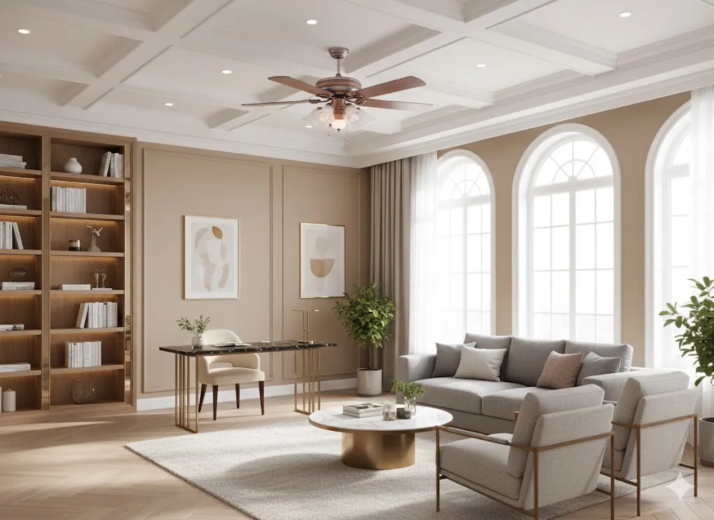 領航者 台灣製吊扇 60吋吊扇+吊扇燈6+1燈 AS-32041+AS-32042