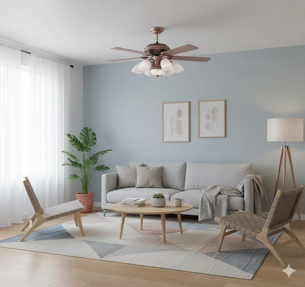 領航者 台灣製吊扇 60吋吊扇+吊扇燈6+1燈 AS-32063+AS-32064