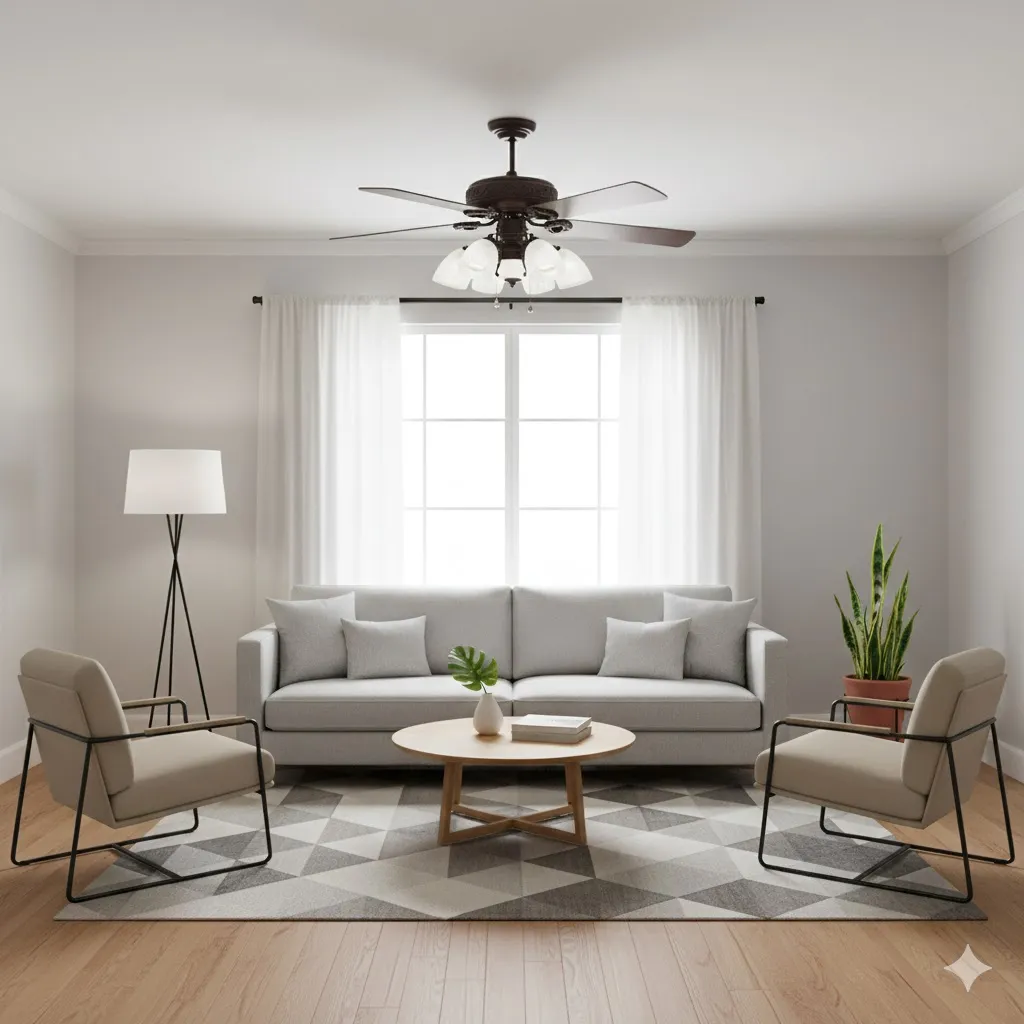 領航者 台灣製吊扇 60吋吊扇+吊扇燈6+1燈 AS-32067+AS-32068