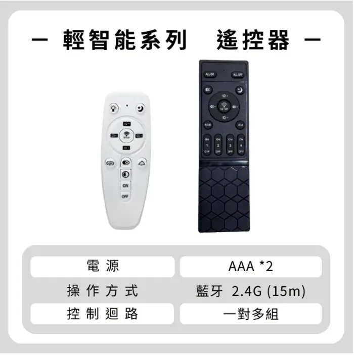 輕智能 智慧調光調色遙控器 T01  T04 一對一 一對四 限輕智能商品專用