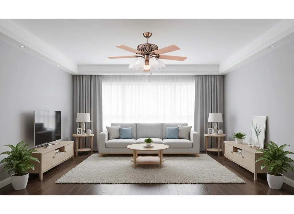 領航者 台灣製吊扇 56吋吊扇+吊扇燈6+1燈 AS-32097+AS-32098