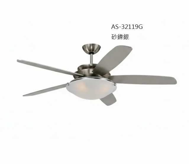領航者 台灣製吊扇 56吋吊扇+LED三色情境燈 附遙控器 砂鎳銀AS-32119G 珍珠白AS-32120G 非洲古AS-32121G
