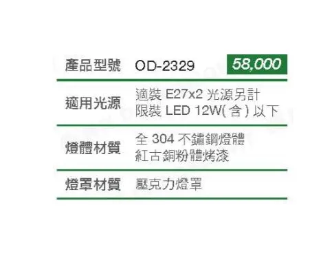 舞光 工程燈 戶外燈具 戶外壁燈 走道燈 路燈 庭園燈 OD-2329
