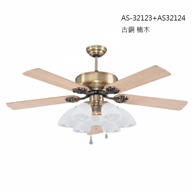 領航者 台灣製吊扇 56吋 吊扇+吊扇燈 古銅AS-32123+AS-32124  古銅鎳AS-32125+AS-32126  紅古銅AS-32127+AS-32128