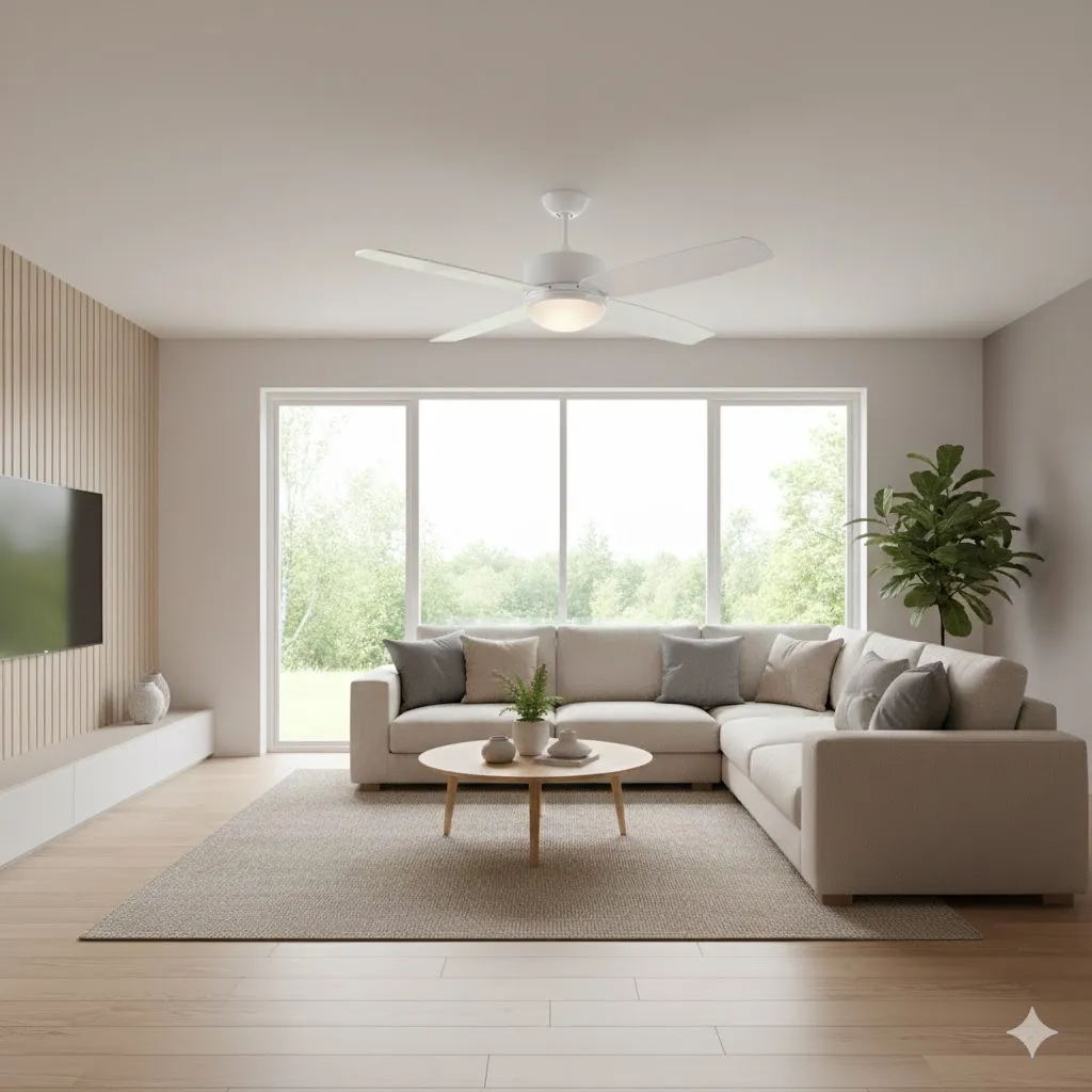 領航者 台灣製吊扇 52吋DC吊扇+LED三色情境燈 附遙控器  AS-32129G