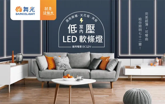 舞光 5050低壓 LED 彩色軟條燈 驅動器另購(一捆五米) LED-50NA12V-RGB