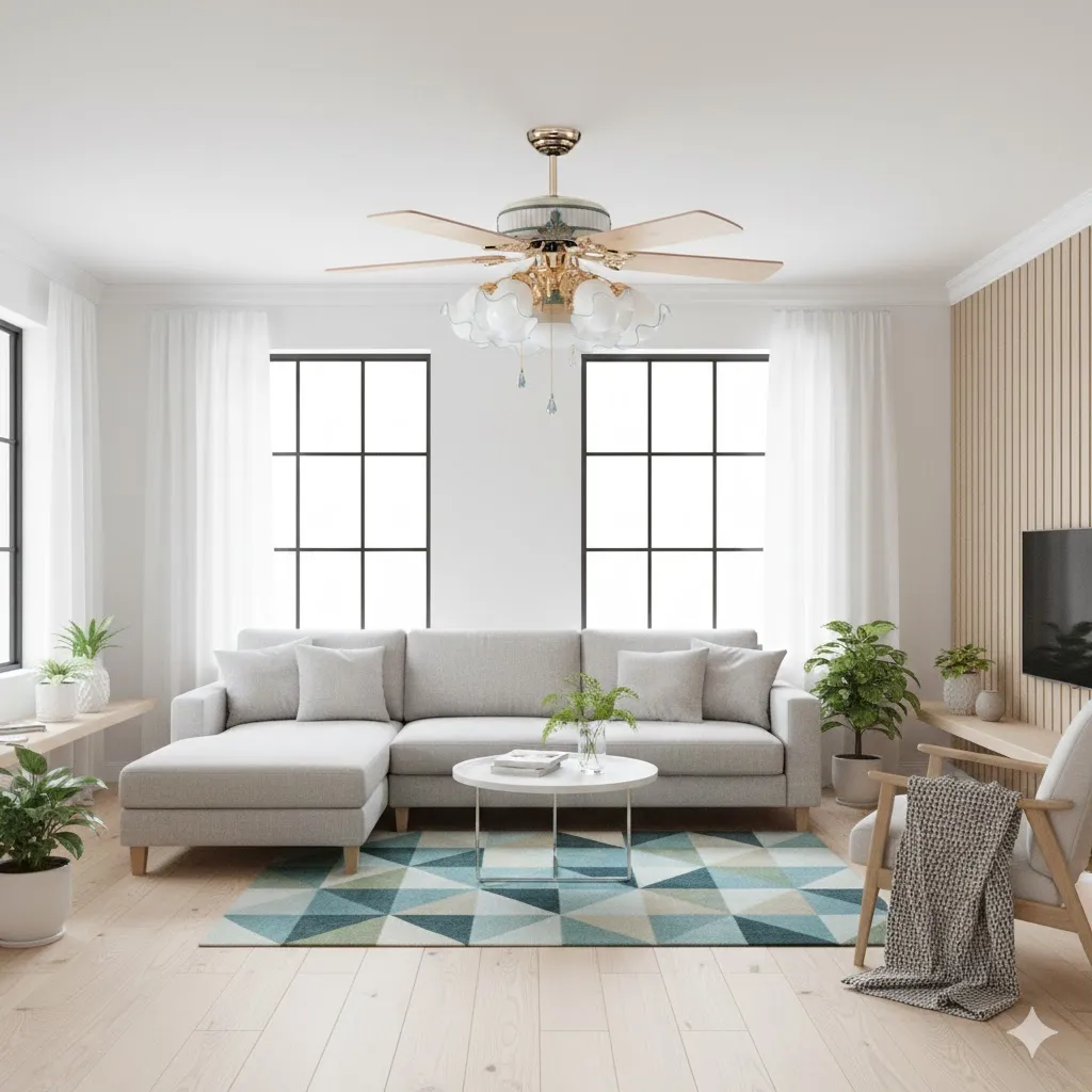 領航者 台灣製吊扇 52吋 吊扇+吊扇燈 AS-32199+AS-32200