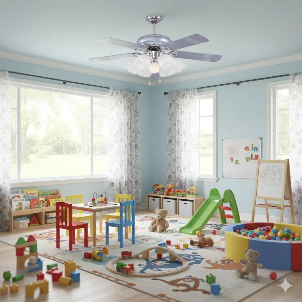 領航者 台灣製吊扇 52吋 吊扇+吊扇燈 炫光藍AS-32221+AS-32222  