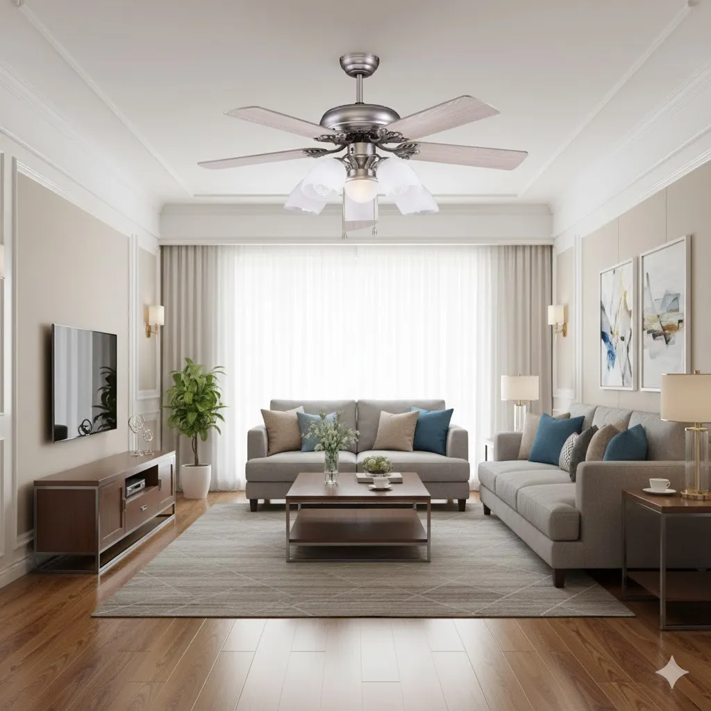 領航者 台灣製吊扇 52吋 吊扇+吊扇燈 AS-32231+AS-32232