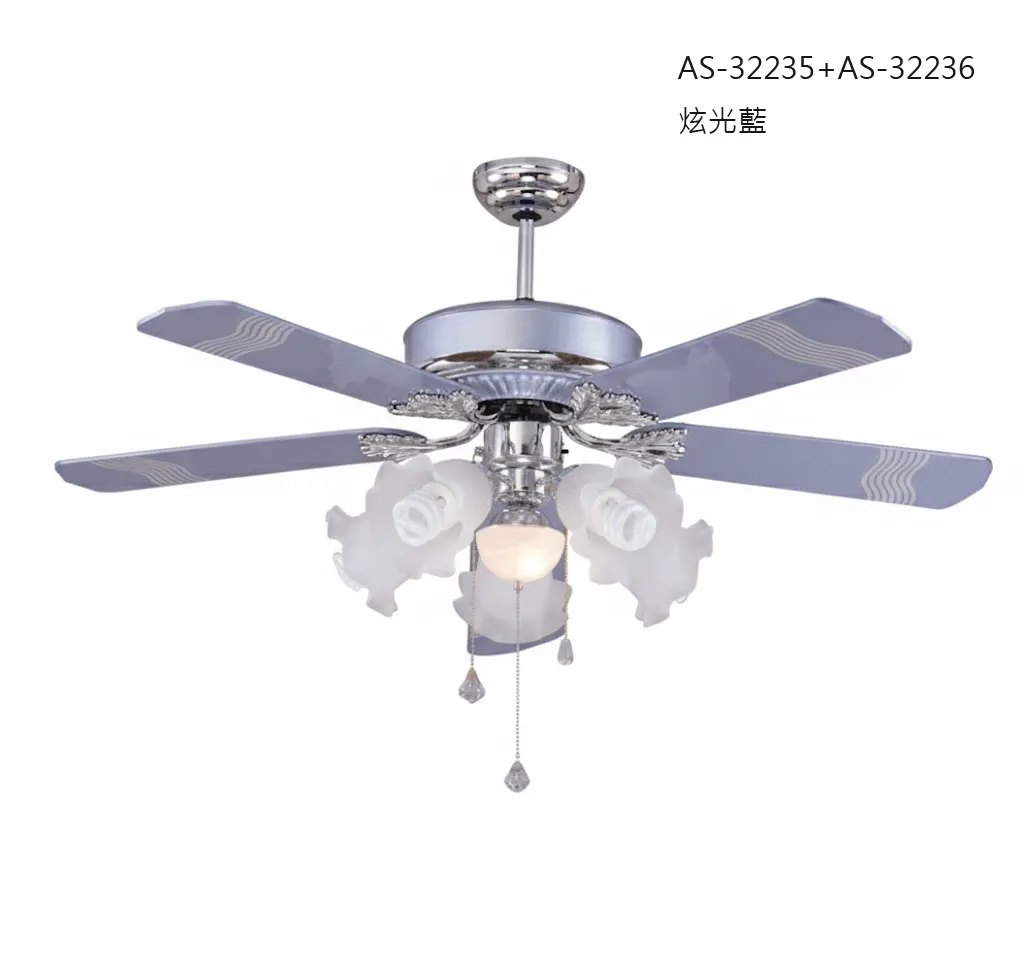 領航者 台灣製吊扇 52吋 吊扇+吊扇燈 炫光藍AS-32235+AS-32236 香草綠AS-32237+AS-32238