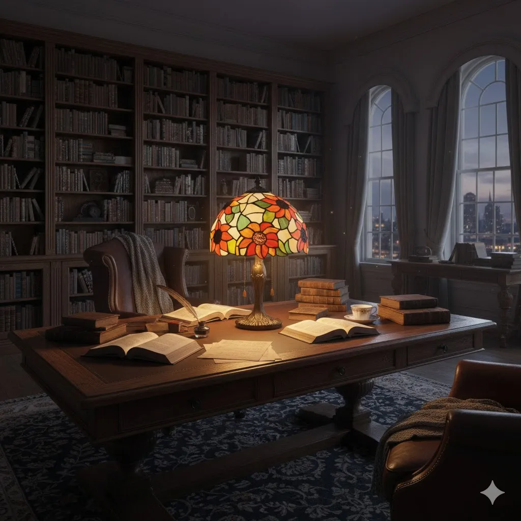 布拉格 蒂凡尼桌燈  11560/T2