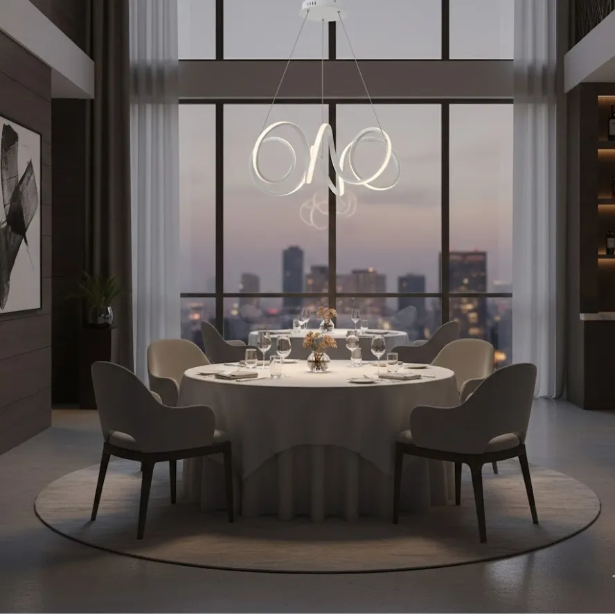 布拉格 LED吊燈 45W 自然光 客廳燈 餐廳燈 吧枱燈 11259/H-45W