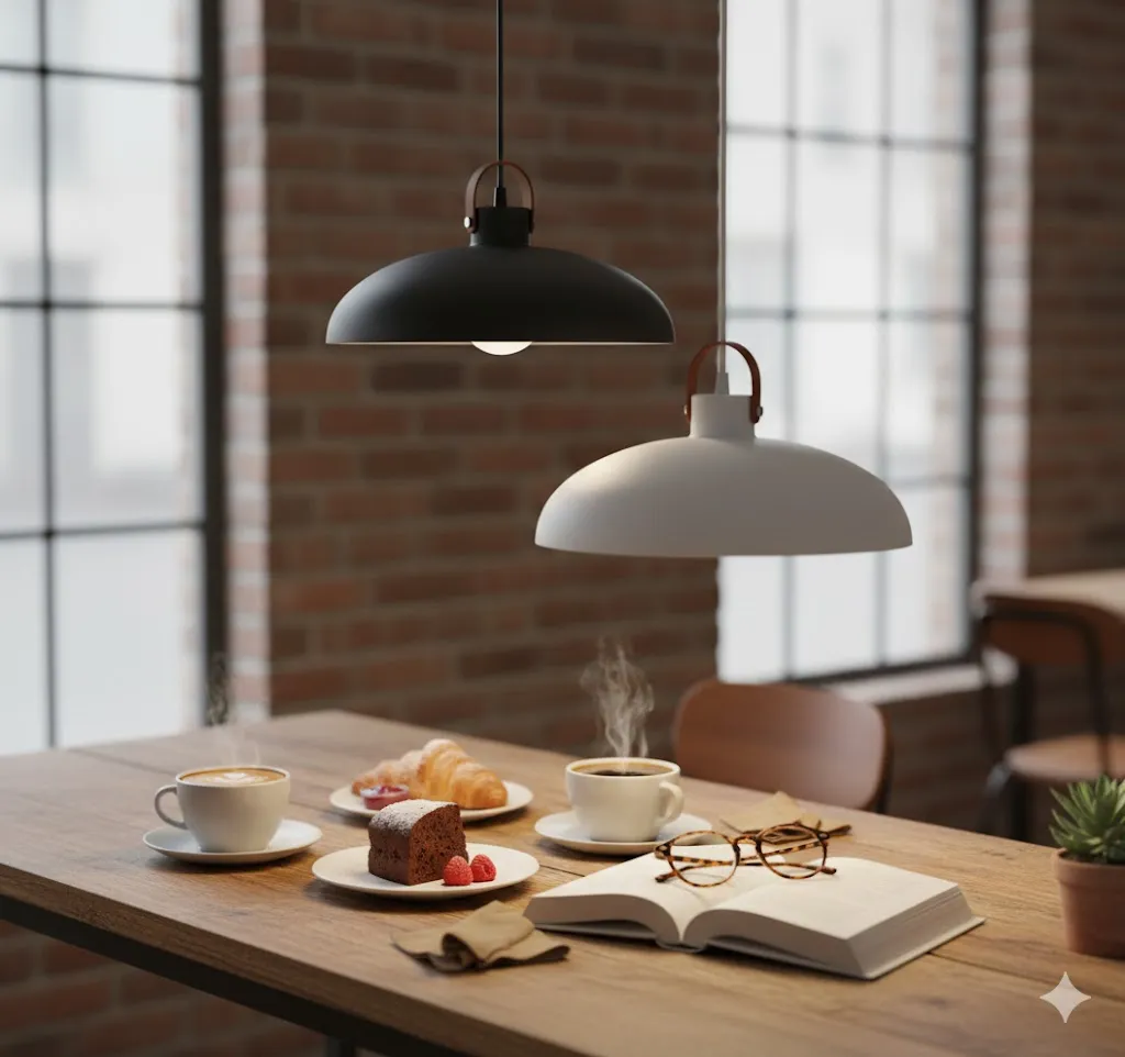 布拉格 吊燈1燈 餐廳燈 吧枱燈  黑色11295/H1 白色11296/H1