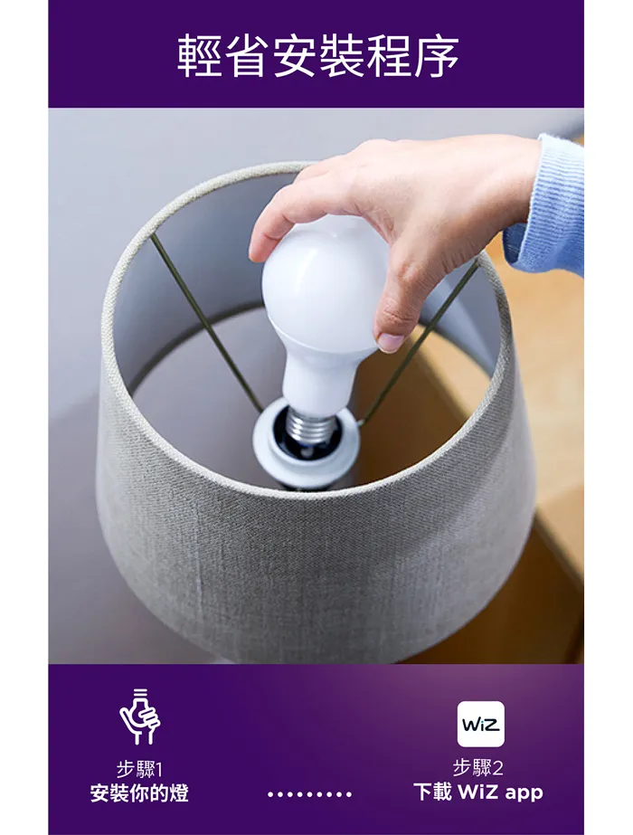 PHILIPS 飛利浦 Wi-Fi WiZ 智慧照明 LED 17W 可調光調色嵌燈 PW003