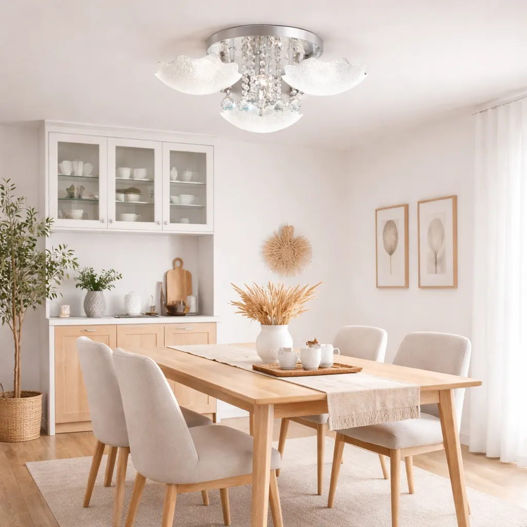 布拉格 半吸頂燈3+1燈  房間 餐廳燈 10141/3+1