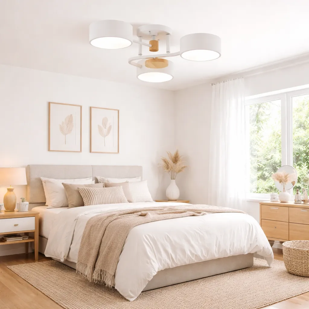 布拉格 半吸頂燈3+1燈 房間 餐廳燈 11401/C3+1