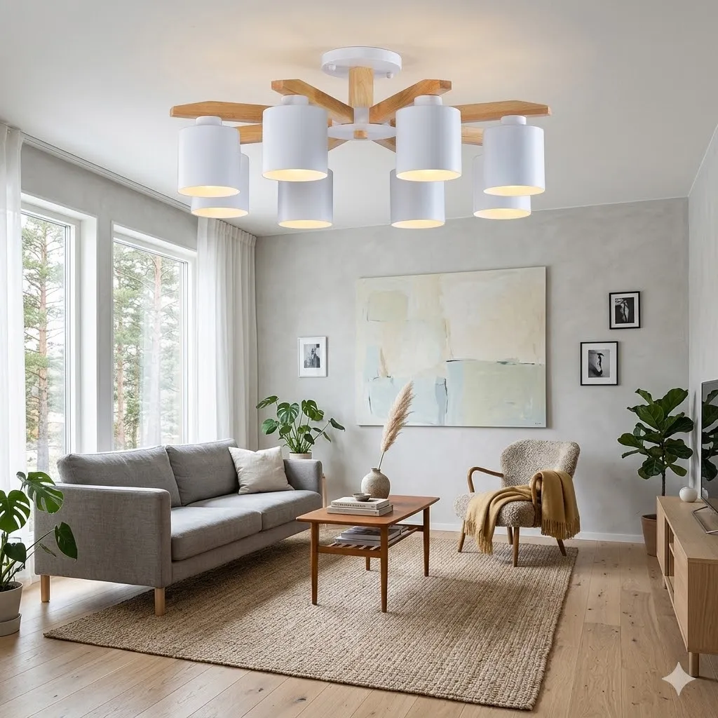 柏拉圖 北歐風系列 半吸頂燈8燈C59-09/8 3燈C59-09/3 客廳燈 房間燈