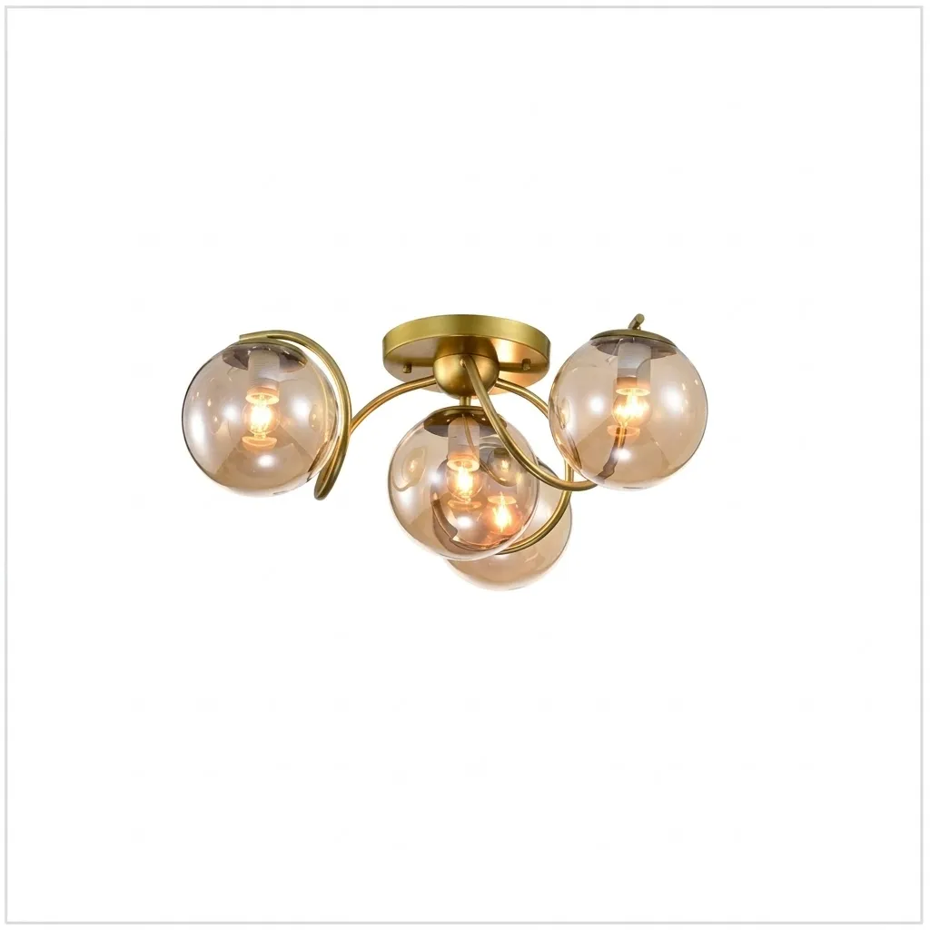 燈時代 半吸頂燈3+1燈 061-0886 附IC可分段 客廳 房間 餐廳