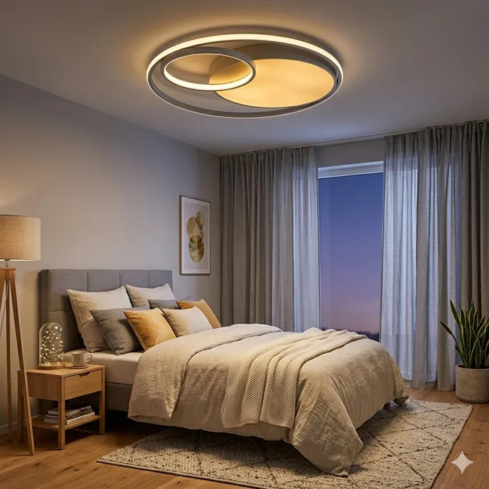 燈時代 LED 吸頂燈 48W+LED 36W燈帶  三色無極調光 附遙控器 房間 餐廳 吧檯燈 061-0702