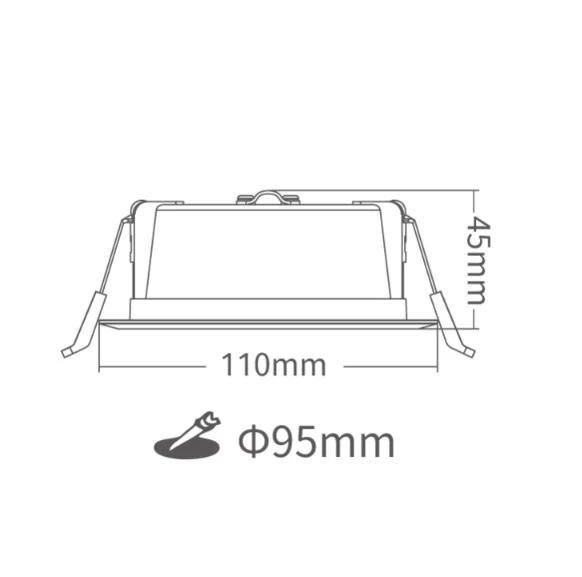 舞光 崁入孔9.5公分 LED 8W 奧丁崁燈  白光D-9DOO8D 自然光D-9DOO8N 黃光D-9DOO8W