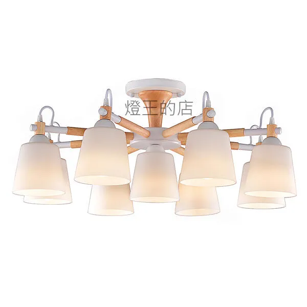 柏拉圖 設計師新款 半吸頂燈3+1燈 6+1燈  8+1燈 客廳燈 餐廳燈 吧檯燈 C59-07/3+1 6+1 8+1