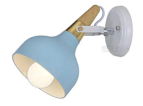 柏拉圖 北歐風壁燈系列 壁燈1燈 樓梯燈 走道燈 床頭燈 T2329/1B黑色 T2329/1BU藍色