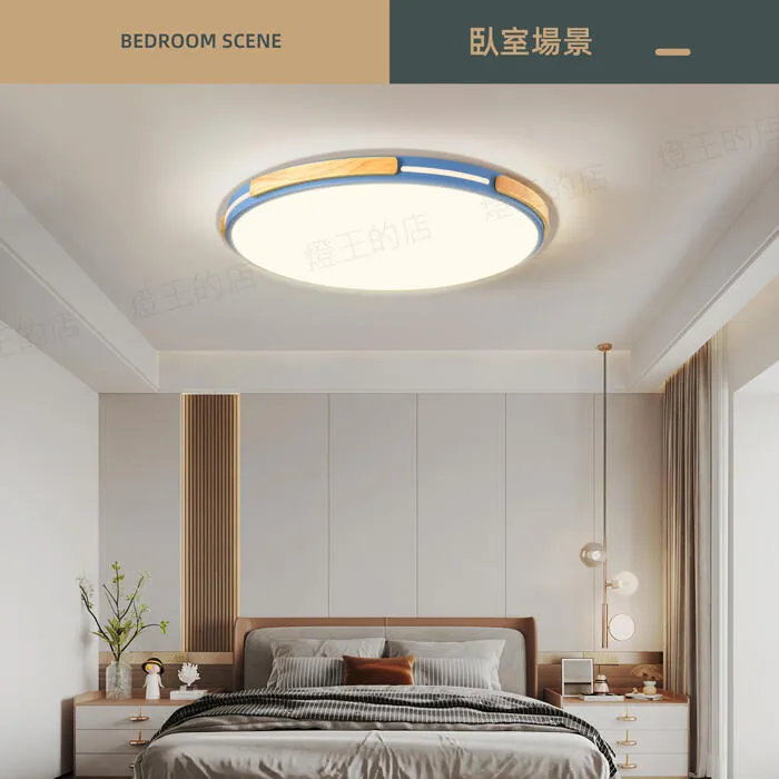 柏拉圖 北歐風 60W LED 吸頂燈 三色變光附遙控器 可調光調色 客廳燈 臥室燈 餐廳燈  白色C0059-60W-W  藍色C0059-60W-G