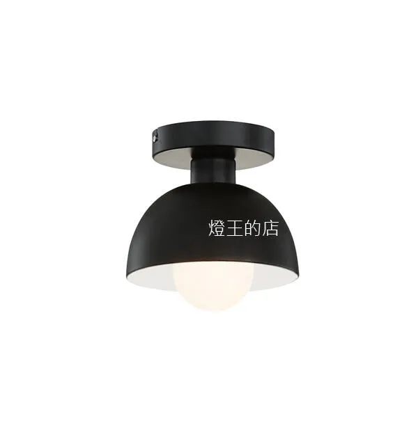 柏拉圖 工業風 玄關燈 陽台 吸頂燈1燈 白色C59-01W 黑色C59-01B