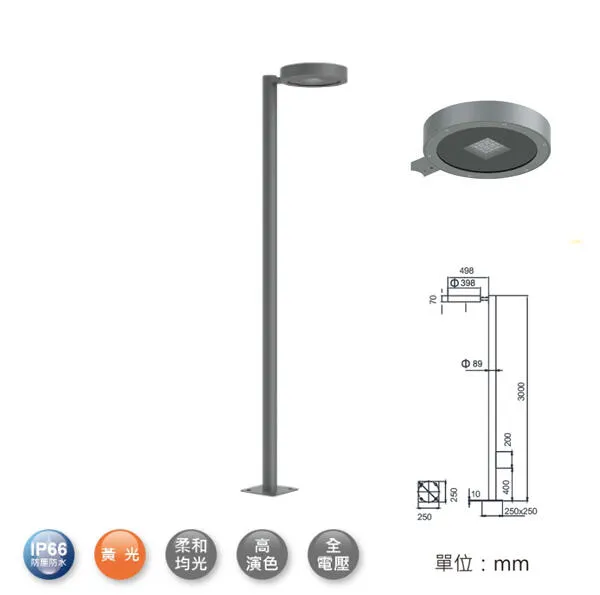 舞光 LED 30W 尼可拉斯高燈 戶外公園燈 路燈 庭園燈OD-1505大型燈具不適用免運活動 運費需另計
