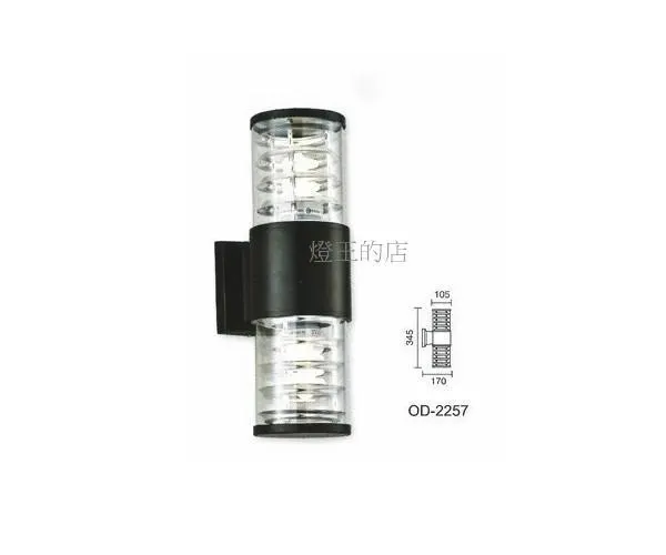 舞光 庭園燈 戶外燈具 戶外壁燈 工程燈 路燈 走道燈 OD-2101銀色 OD-2257黑色