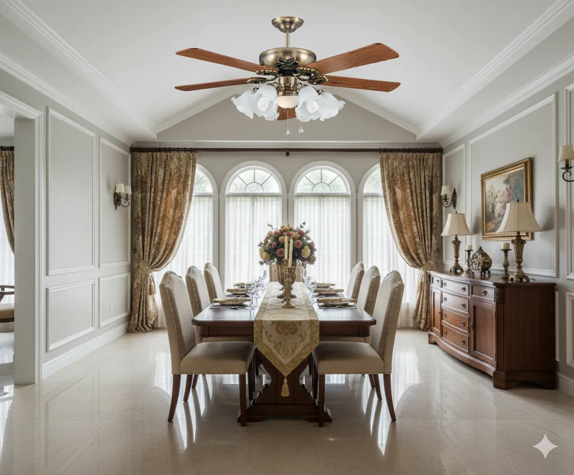 領航者 台灣製吊扇 60吋吊扇+吊扇燈6+1燈 AS-32015+AS-32016