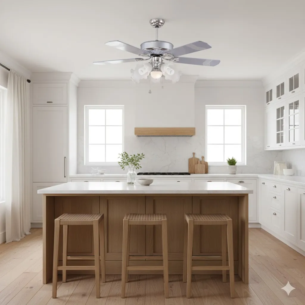 領航者 台灣製吊扇 52吋 吊扇+吊扇燈 炫光藍AS-32235+AS-32236 香草綠AS-32237+AS-32238