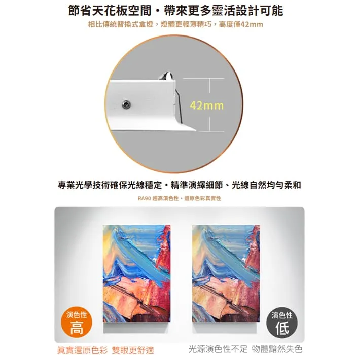 舞光 LED 單燈/雙燈/三燈 可擺角方型崁燈D-25135 D-25136 D-25137 角度可調整