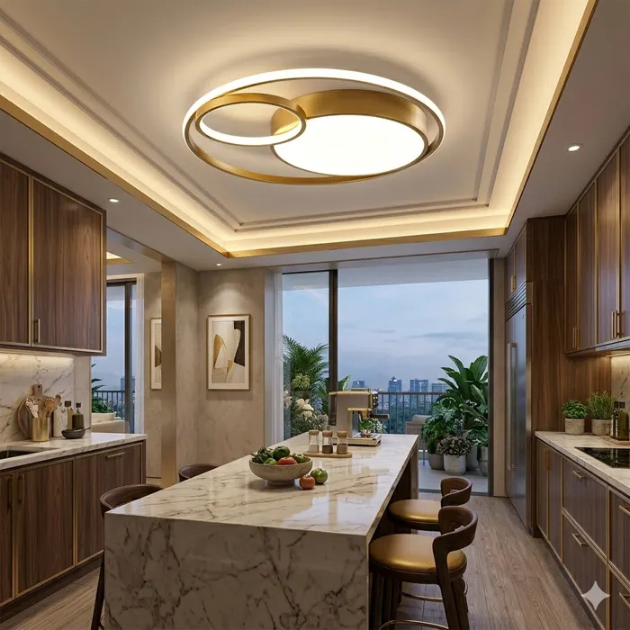 燈時代 LED 吸頂燈 48W+LED  燈帶36W 三色無極調光附遙控器 房間 餐廳 吧檯燈 061-0738