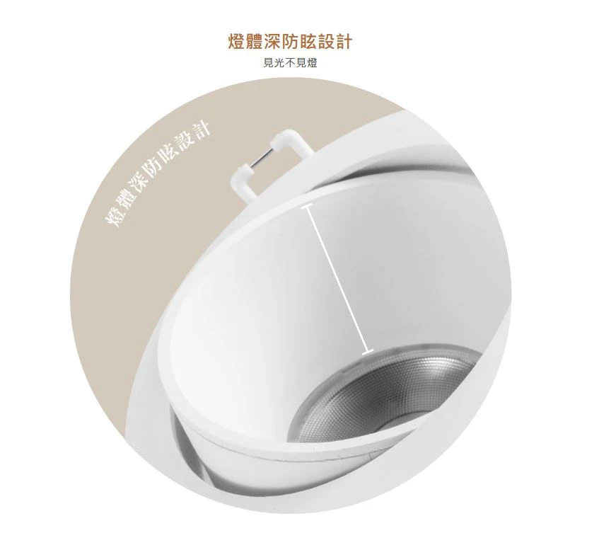 舞光 波士防眩崁燈 護眼無頻閃 有效降低眩光 崁入孔7.5公分 5W D-7DOV5  / 9.5公分 9W D-9DOV9 /  12公分 12W D-12DOV12