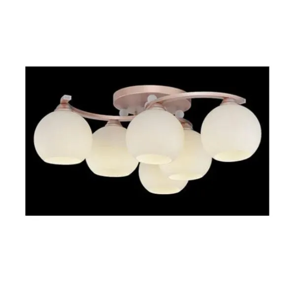 柏拉圖 設計師新款 玫瑰金 半吸頂燈 客廳燈 臥室燈 餐廳燈 4燈MX8770GL-4 6燈MX89492L-6