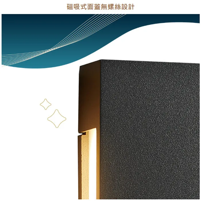 舞光 LED戶外壁燈 4W邦妮壁燈 戶外燈具 庭園燈 走道燈 OD-2341 OD-2341R1-BK