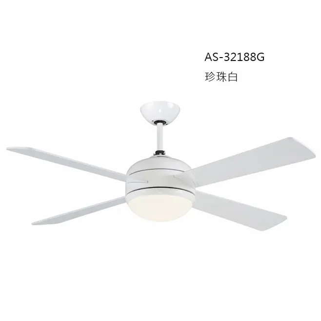 領航者 台灣製吊扇 52吋吊扇+LED三色調光燈組 附遙控器  霧鋁銀AS-32187G 珍珠白AS-32188G 柳橙橘AS-32189G 蘋果綠AS-32190G