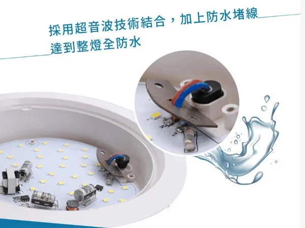 舞光LED 16W尼莫防水崁燈 崁入孔15公分(OD-15DON16)防塵 防水IP66 白光 黃光 全電壓