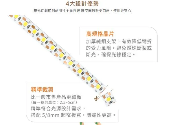 舞光 DC12V 室內專用軟條燈 一捆5米 寬5mm 8mm 驅動器另購 D-35NA12V8R1 D-35NA12V8R2