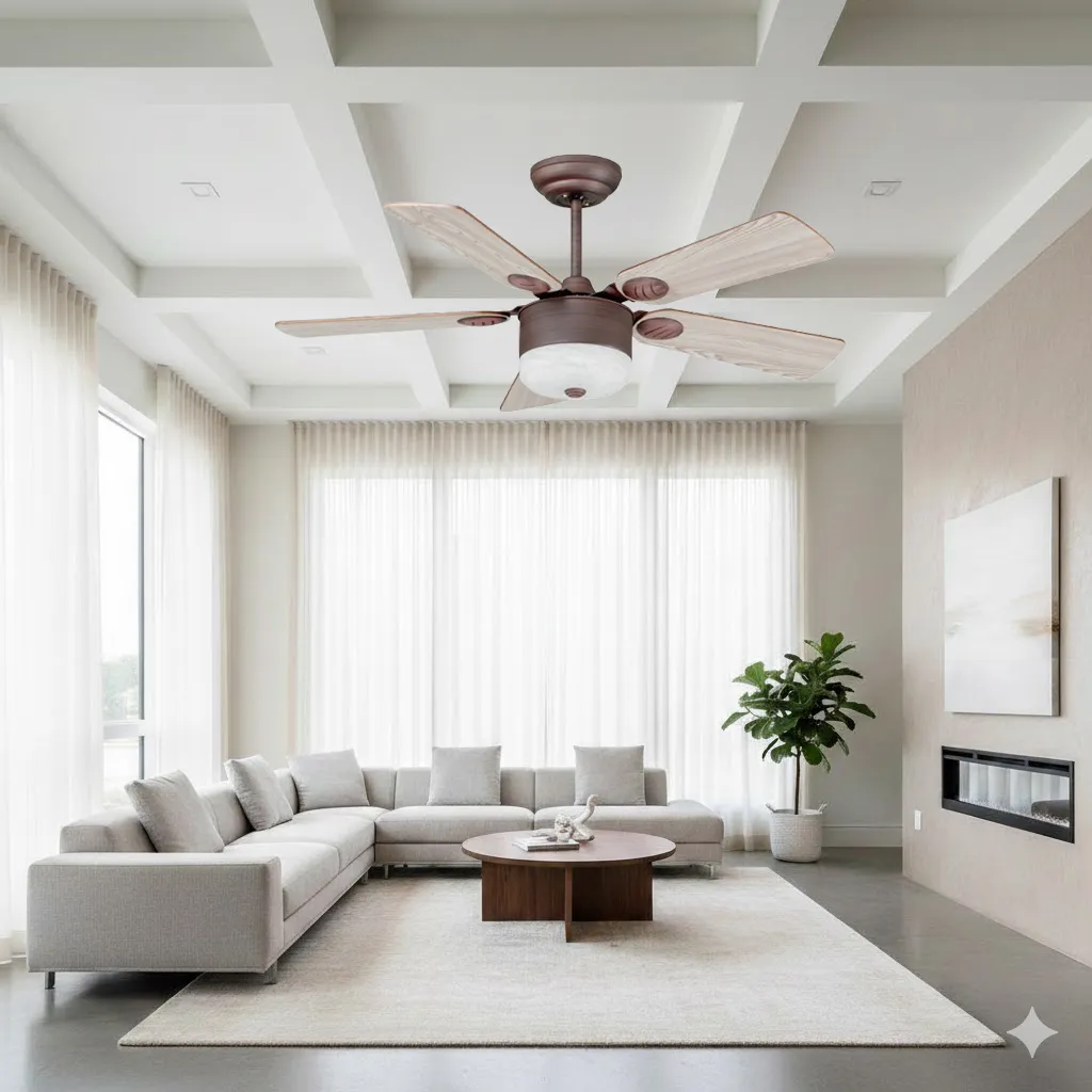 啄木鳥 台灣製 40吋 48吋DC吊扇+燈具LED 10W 附遙控器 木紋PDC-69531 黑檀PDC-69532