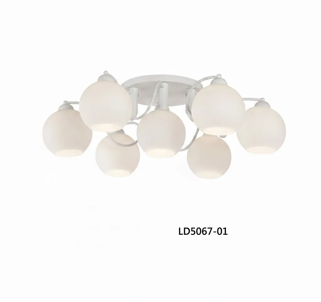 柏拉圖 半吸頂燈3+1燈LD5067-02 半吸頂燈6+1燈LD5067-01 客廳燈 餐廳燈