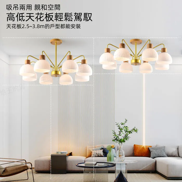 柏拉圖 北歐風 半吸頂燈  客廳燈 房間燈 餐廳燈 3燈C59-33/3 5燈C59-33/5 8燈C59-33/8
