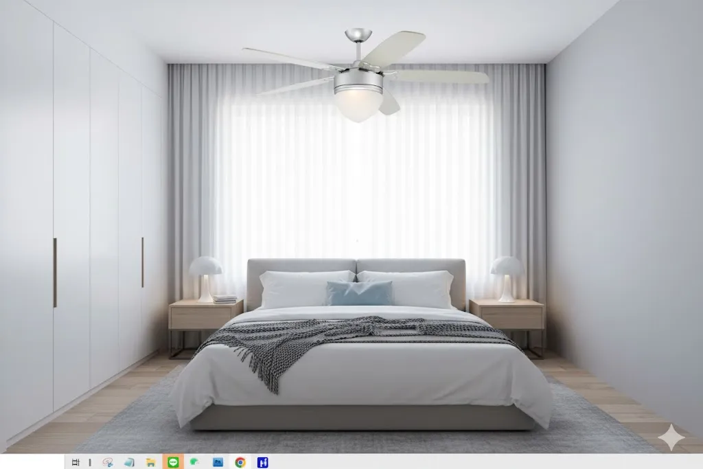 領航者 台灣製吊扇 56吋吊扇+LED三色調光燈組 附遙控器  珍珠白AS-32093G  霧鋁銀AS-32094G