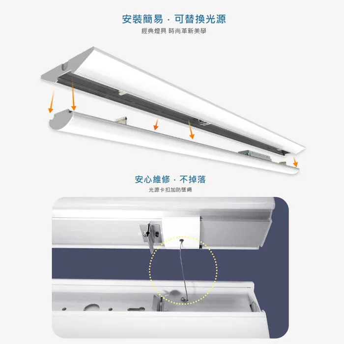 舞光 LED 35W 四尺 一體式山形燈/工事燈/中東燈 光源可拆換 D-OFM35D OFO35D OFE35D