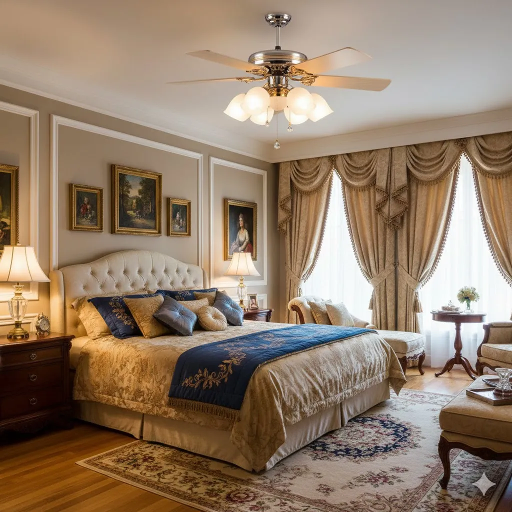 領航者 台灣製吊扇 52吋 吊扇+吊扇燈 霧鋁 樟木AS-32217+AS-32218  18K 鉻色 楓木AS-32219+AS-32220