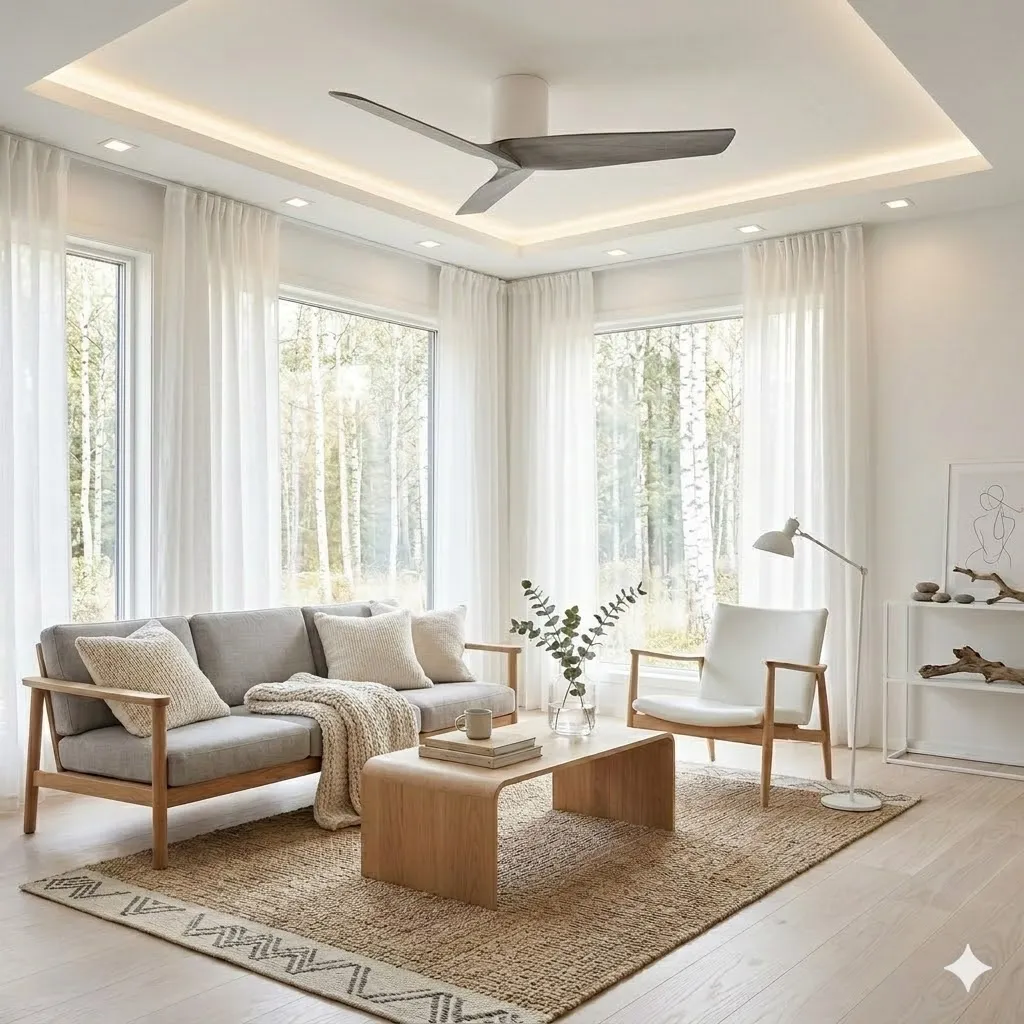 酷必客DC吊扇 44吋 44HSDF-G / 50吋 50HSDF-G 洗灰葉片 WOODIE系列 附遙控器