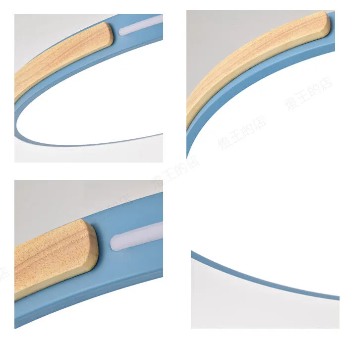 柏拉圖 北歐風 60W LED 吸頂燈 三色變光附遙控器 可調光調色 客廳燈 臥室燈 餐廳燈  白色C0059-60W-W  藍色C0059-60W-G